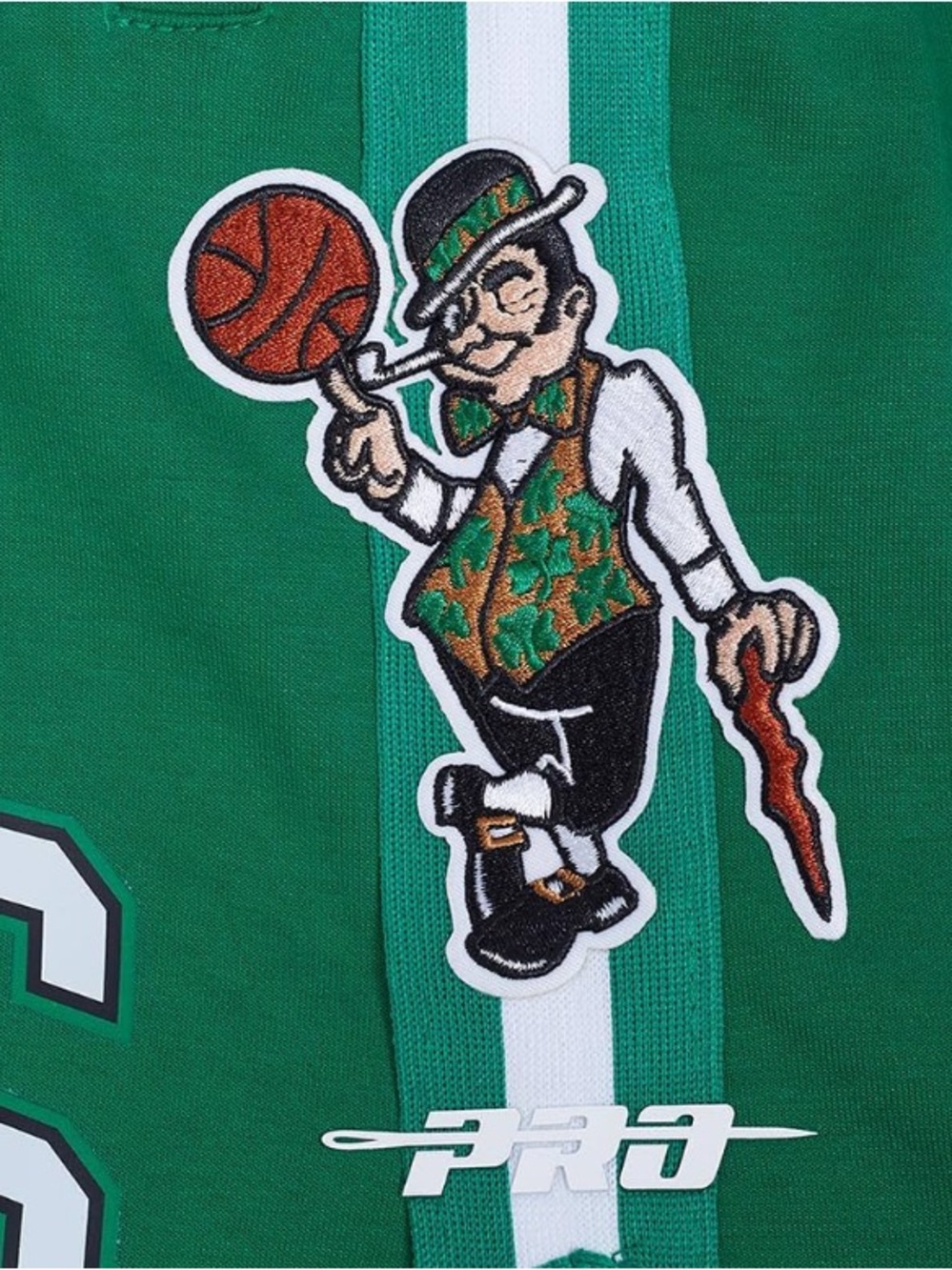 Boston Celtics NBA Chenille Basketball Shorts Men’s Medium M Green - Picture 6 of 7